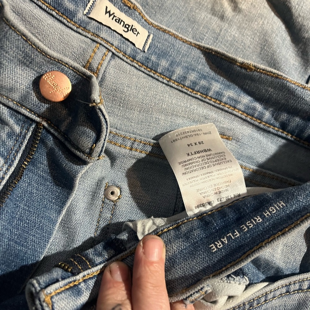 Wrangler wide leg jeans …